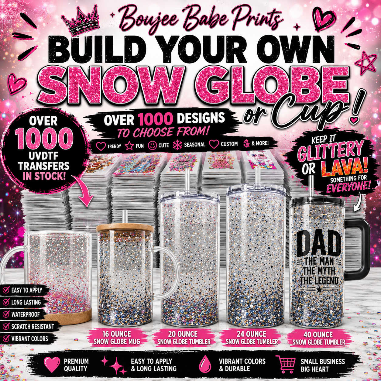 ￼ custom snow globe
