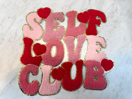 Self Love Club Chenille Patch