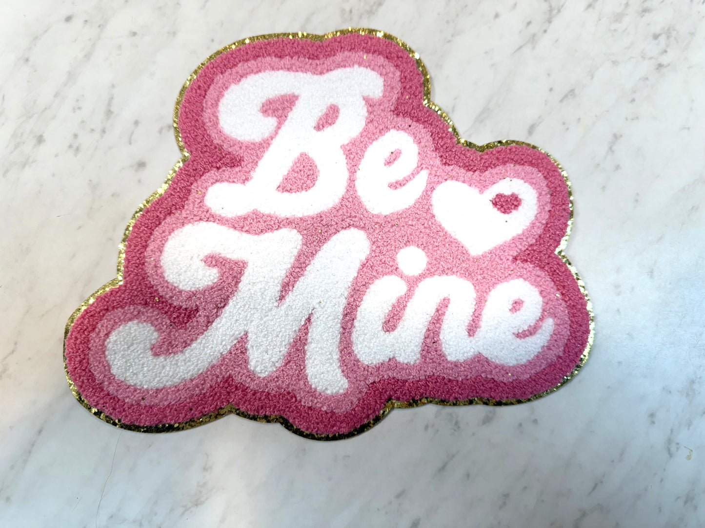 BE MINE Chenille Patch