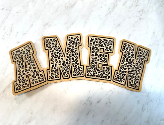 Amen Embroidery Patch