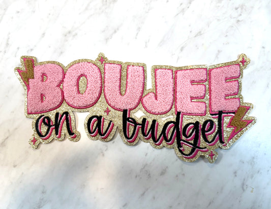 Bougie On A Budget Chenille Patch