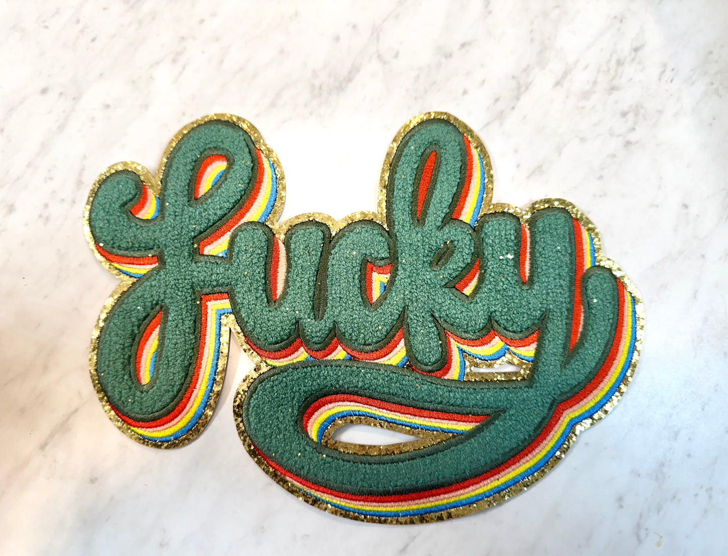 Lucky Chenille Patch