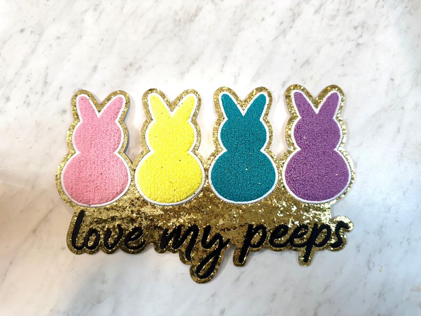 I love my Peeps Chenille Patch