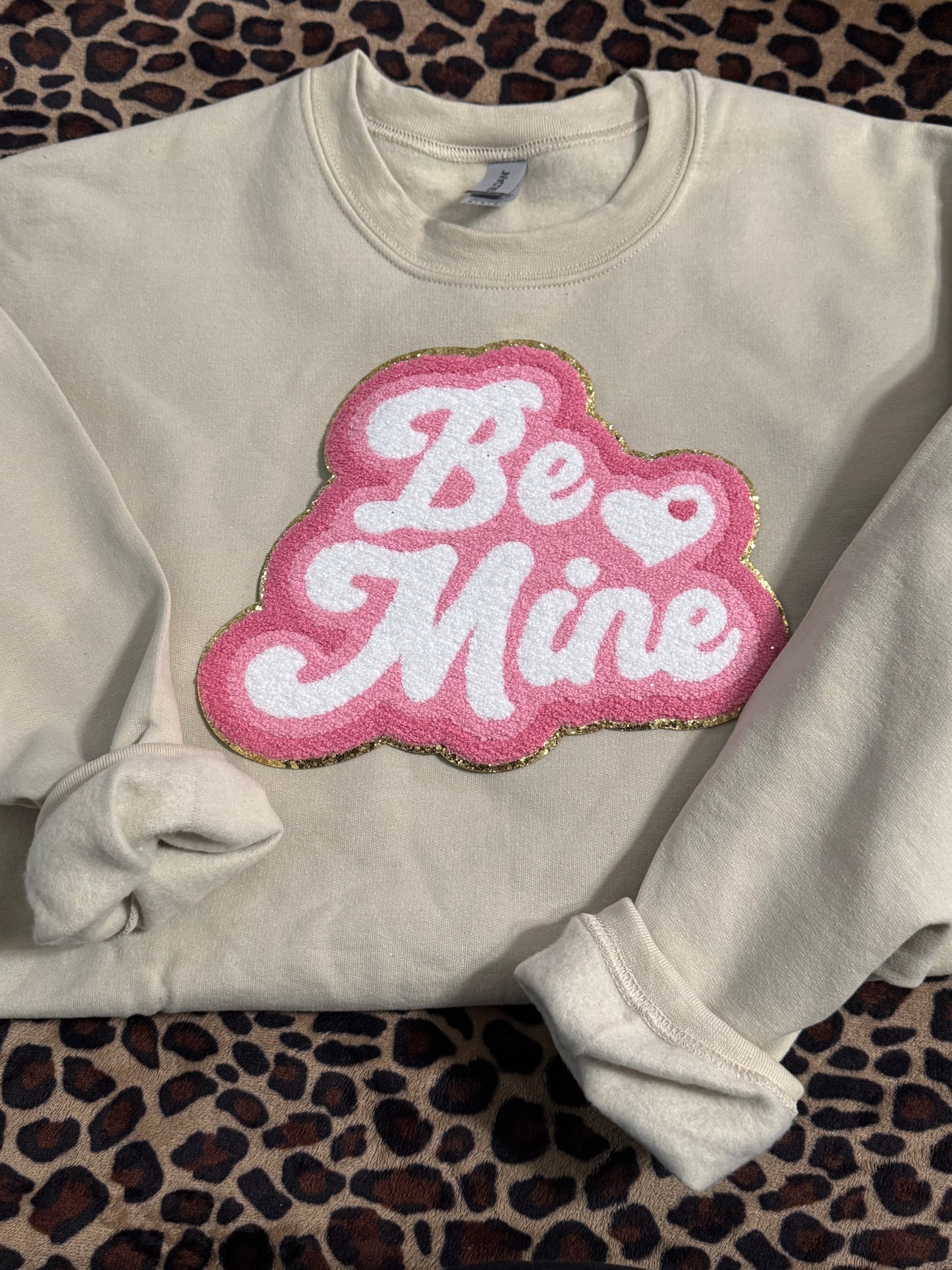 BE MINE Chenille Patch