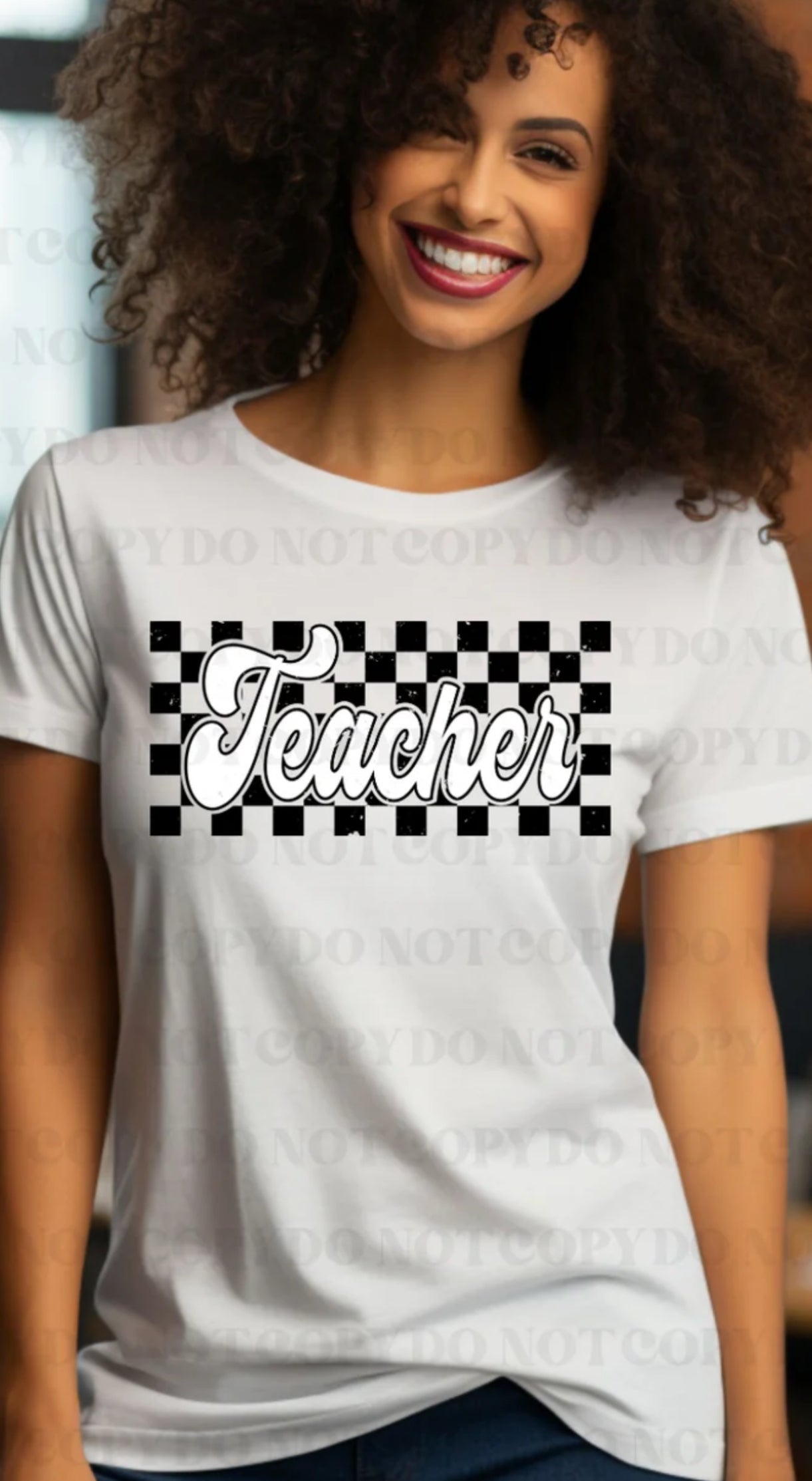 Teacher checkered 2