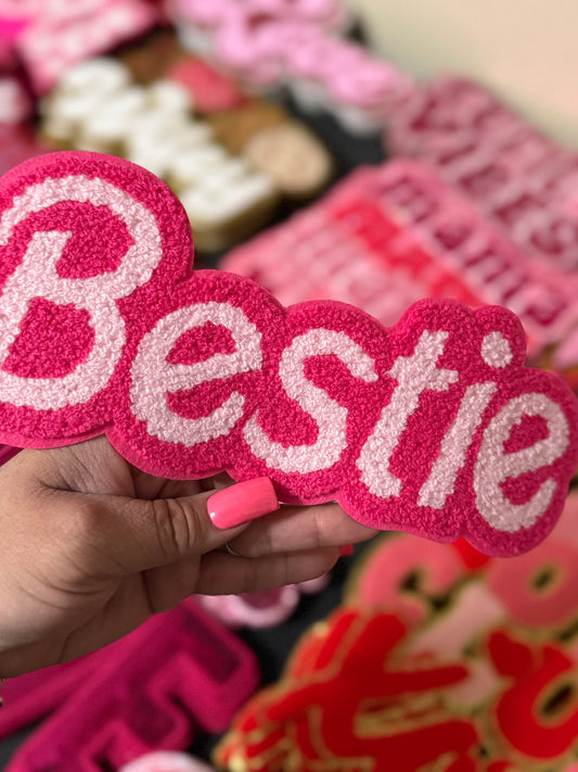 Bestie Chenille Patch